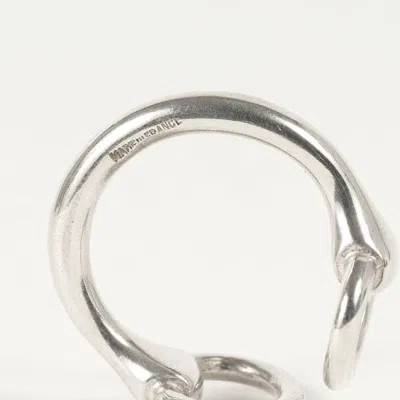 Pre-owned Hermes Silver Silver 925 Band Ring ()