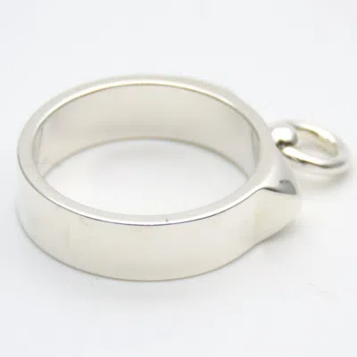 Pre-owned Hermes Silver Silver 925 Band Ring ()