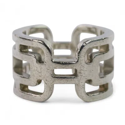 Pre-owned Hermes Silver Silver 925 Band Ring ()