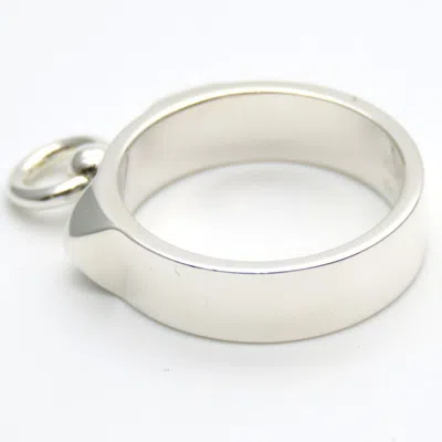 Pre-owned Hermes Silver Silver 925 Band Ring ()