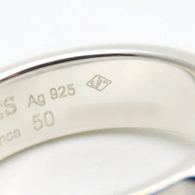 Pre-owned Hermes Silver Silver 925 Band Ring ()