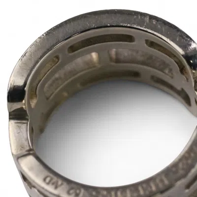 Pre-owned Hermes Silver Silver 925 Band Ring ()