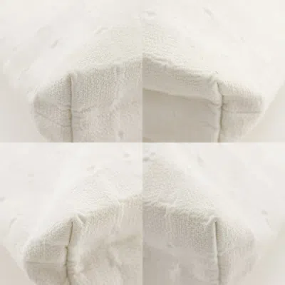 Pre-owned Hermes White Cotton Handbag Tote Bag ()