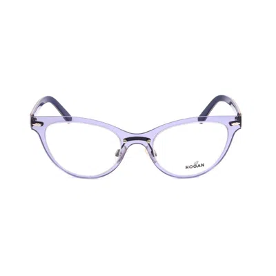 Hogan Light Blue Plastic Frames In Purple