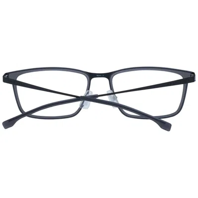 Hugo Boss Gray Men Optical Frames In Black