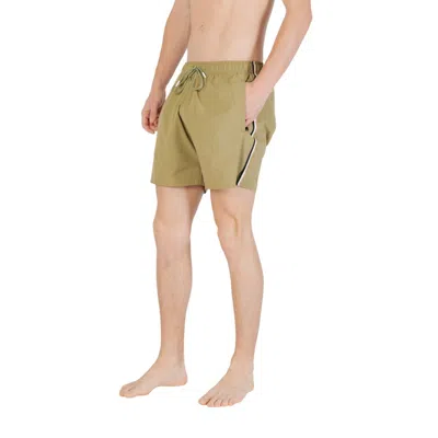 Hugo Boss Green Polyester Swim Short In Green