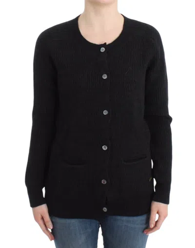 John Galliano Black Wool Women's Cardigan In Black