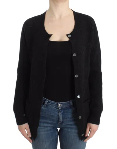 John Galliano Black Wool Women's Cardigan In Black