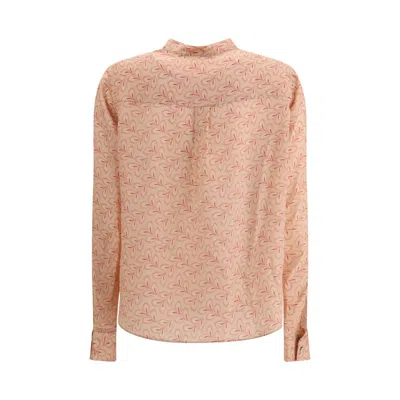 Kristina Ti Multicolor Silk Pattern Women's Shirt In Multi