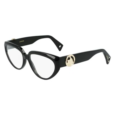 Lanvin Black Acetate Frames In Black