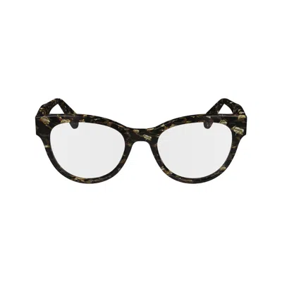 Lanvin Brown Acetate Frames In Multi