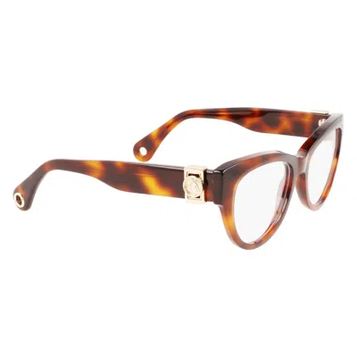 Lanvin Brown Acetate Frames In Multi