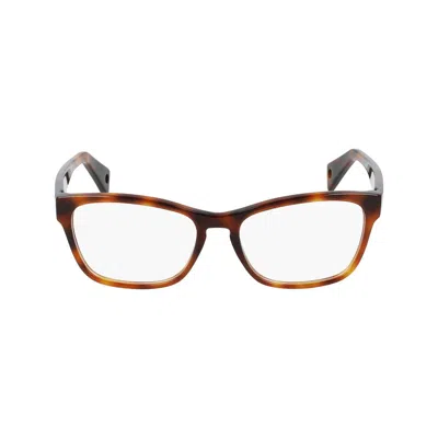 Lanvin Brown Acetate Frames In Multi