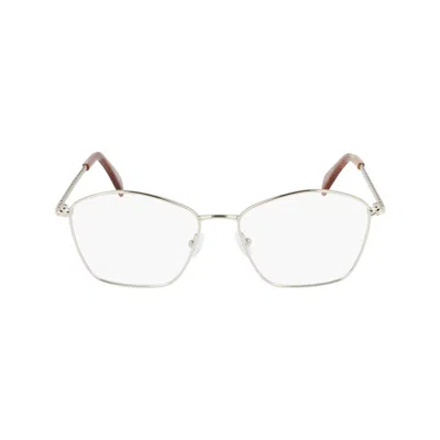 Lanvin Yellow Metal Frames In Multi