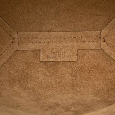 Pre-owned Loewe Beige Black Leather Shoulder Bag Tote Bag () In Multi