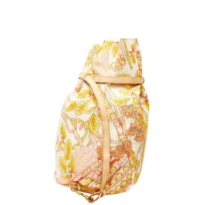 Pre-owned Loewe Beige Multi-color Canvas Leather Shoulder Bag Tote Bag ()