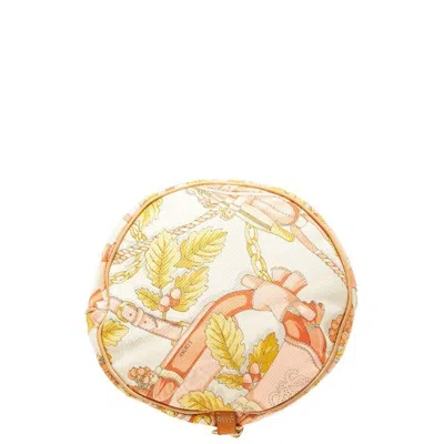 Pre-owned Loewe Beige Multi-color Canvas Leather Shoulder Bag Tote Bag ()