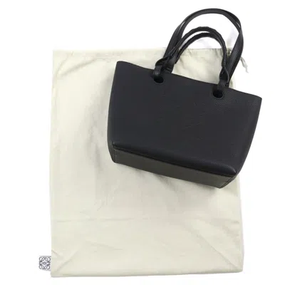 Pre-owned Loewe Black Leather Tote Bag ()