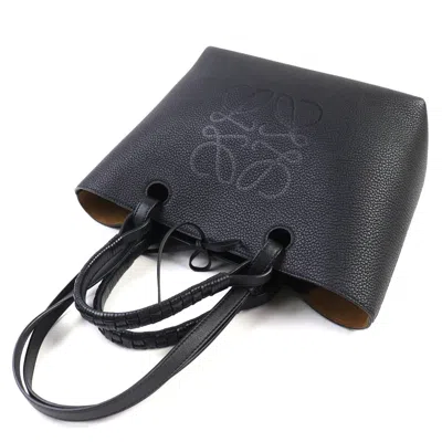 Pre-owned Loewe Black Leather Tote Bag ()