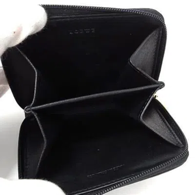 Pre-owned Loewe Brown Canvas Leather Coin Purse/coin Case ()