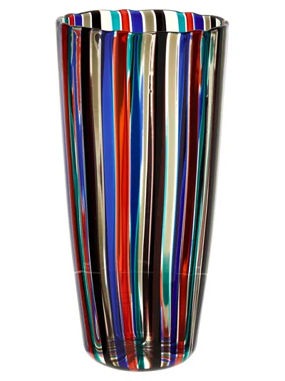 Venini A Canne Vases Multicolor In Multi