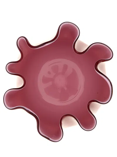 Venini Fazzoletto Vases Red In Red