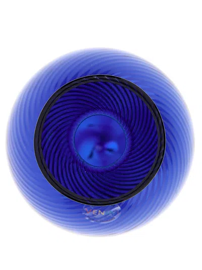 Venini Gemme Vases Blue In Blue