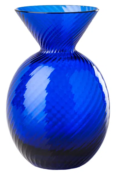 Venini Gems Rigadin Vases Blue In Blue