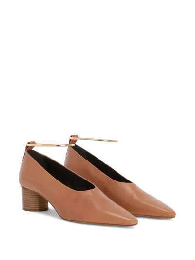 Jil Sander Ring Pumps In Brown