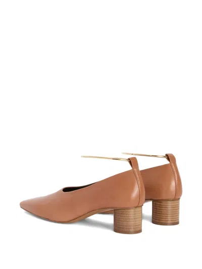 Jil Sander Ring Pumps In Brown