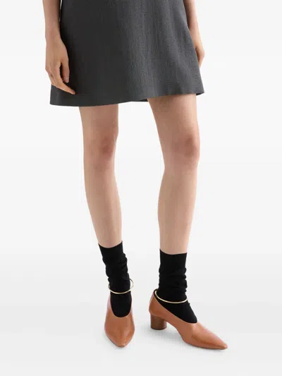 Jil Sander Ring Pumps In Brown