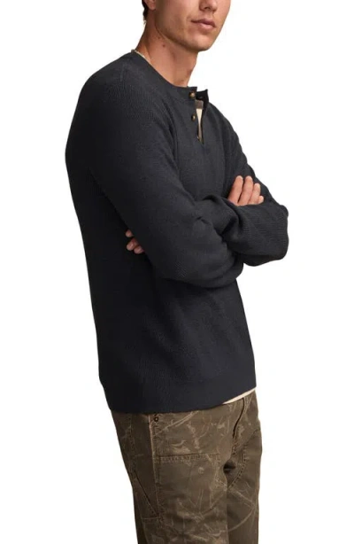 Lucky Brand Henley Sweater In Gray