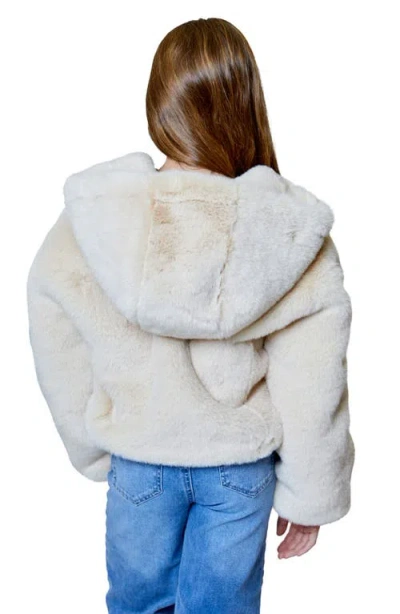 Design History Kids' Faux Fur Jacket (big Kid0 In Neutral