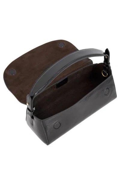 Vince Sabrina Mini Leather Handbag In Black