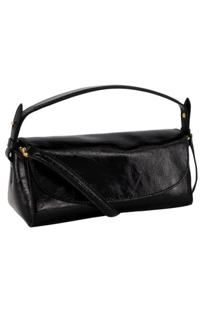 Vince Sabrina Mini Leather Handbag In Black