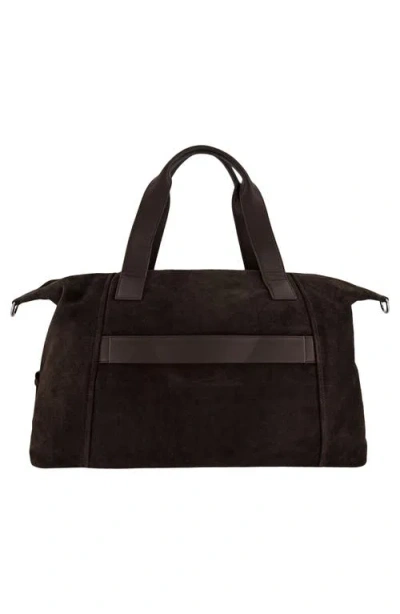 Vince Westmore Leather Duffle Bag In Brown