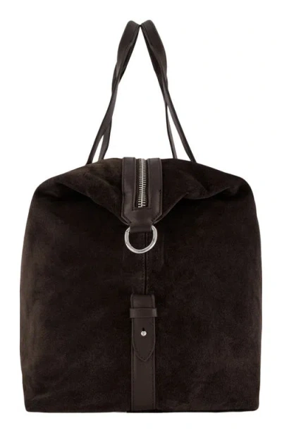Vince Westmore Leather Duffle Bag In Brown