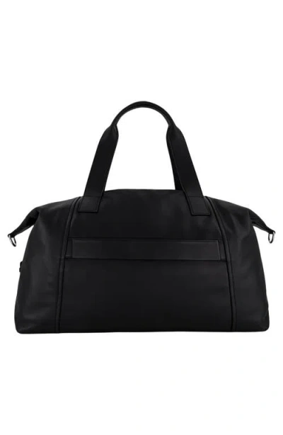 Vince Westmore Leather Duffle Bag In Black