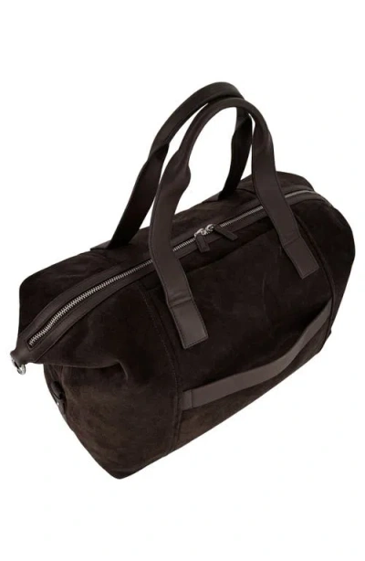 Vince Westmore Leather Duffle Bag In Brown