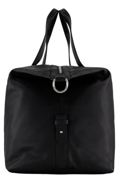 Vince Westmore Leather Duffle Bag In Black