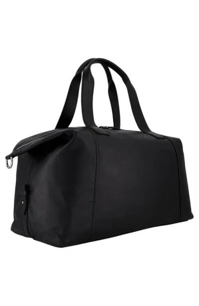 Vince Westmore Leather Duffle Bag In Black
