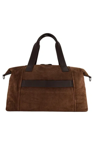 Vince Westmore Leather Duffle Bag In Brown