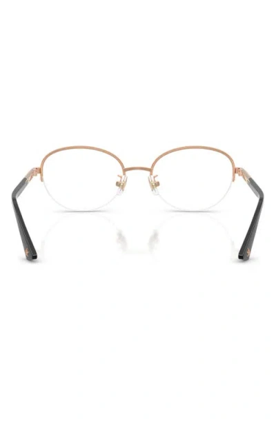 Jimmy Choo 51mm Oval Optical Glasses In Black