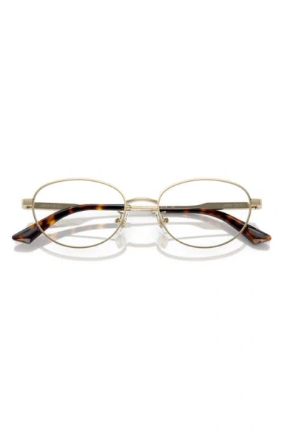 Jimmy Choo 51mm Oval Optical Glasses In Multi