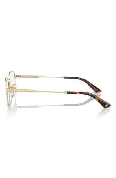 Jimmy Choo 51mm Oval Optical Glasses In Multi