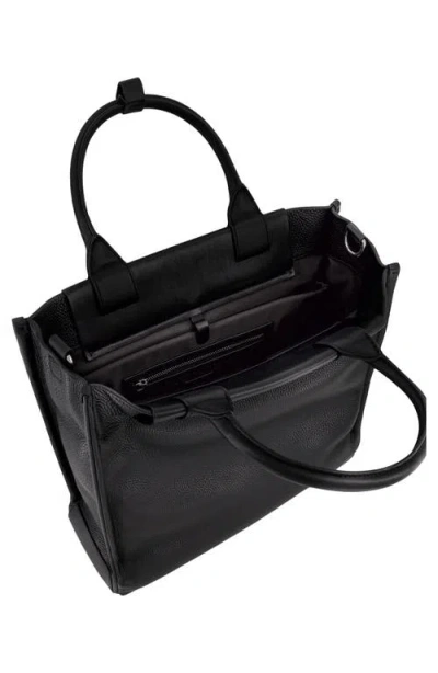 Vince Nordhelm Leather Tote In Black