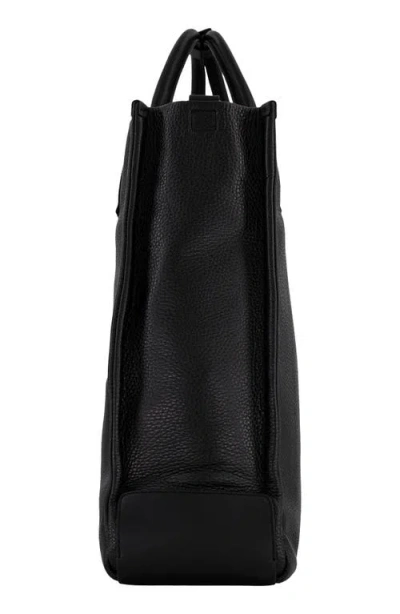 Vince Nordhelm Leather Tote In Black