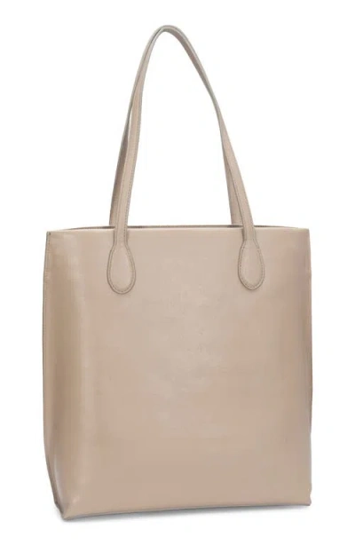 Vince Athene Leather Tote In Neutral