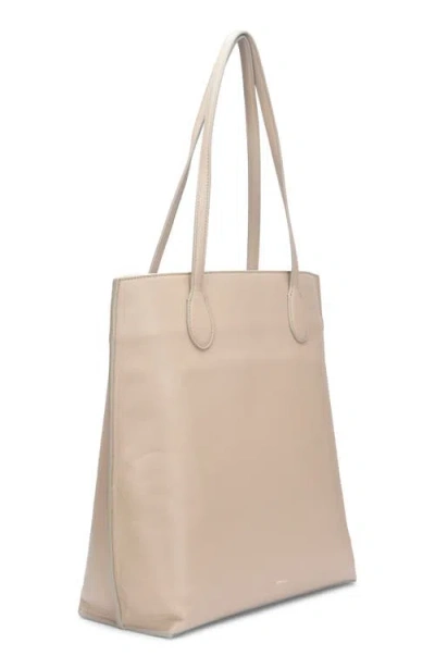 Vince Athene Leather Tote In Neutral