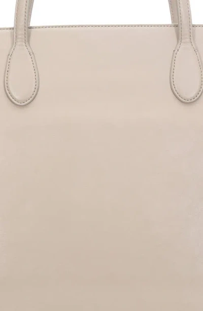 Vince Athene Leather Tote In Neutral